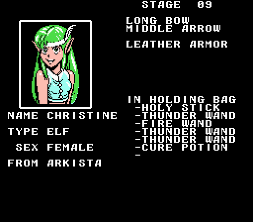 Arkista's Ring screenshot 4 for NES